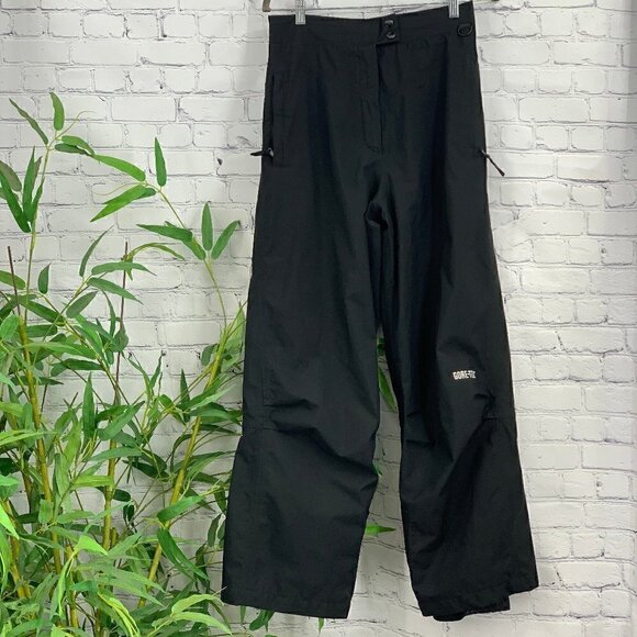 Gore-Tex Pants - Gore-Tex Black Ski Pants w/ Zipper Pockets